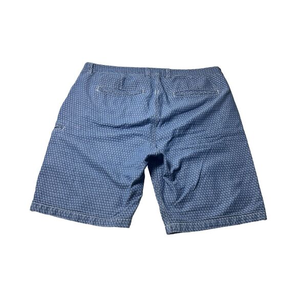 Carbon 2 Cobalt Shorts Mens 38 Blue White Textured Preppy - Picture 3 of 3
